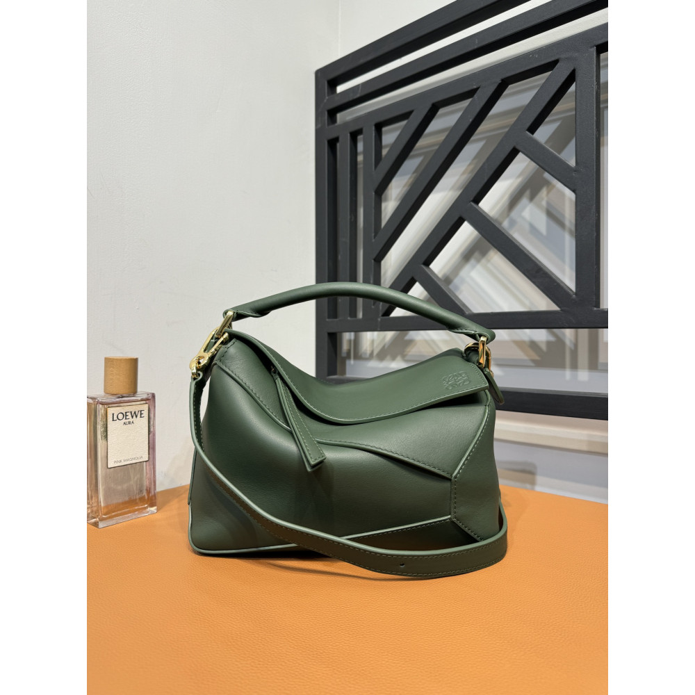 LOEWE New Puzzle Bag – Small Aqua Green