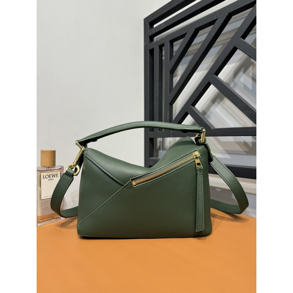 LOEWE New Puzzle Bag – Small Aqua Green