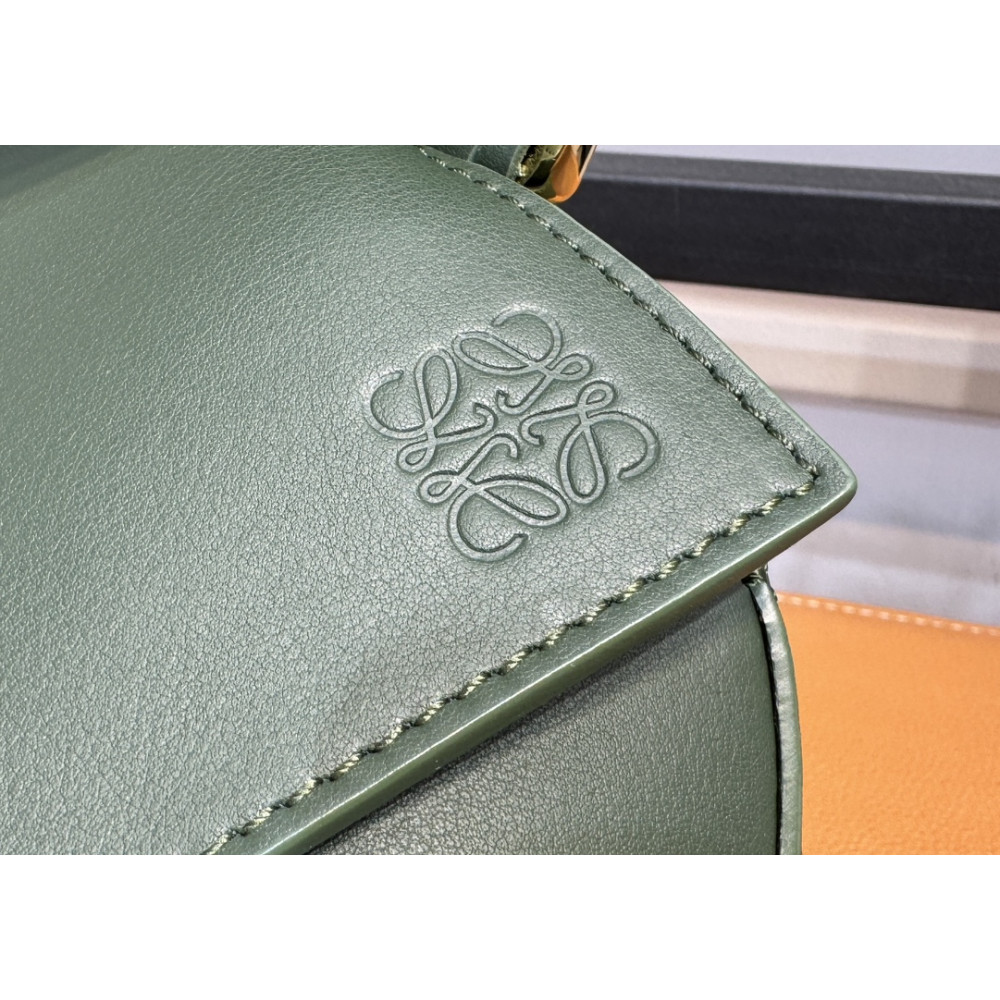 LOEWE New Puzzle Bag – Small Aqua Green