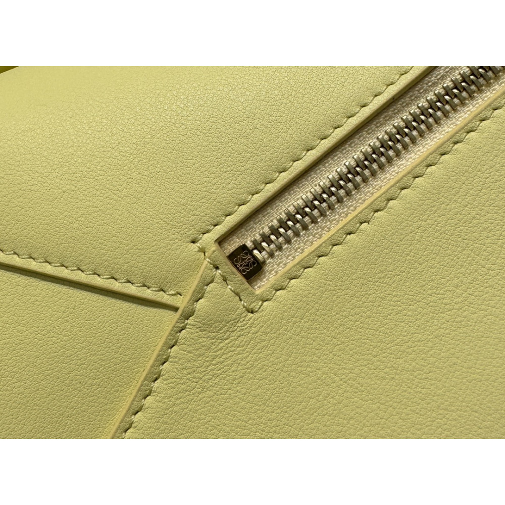 LOEWE New Puzzle Bag – Small Vanilla Yellow