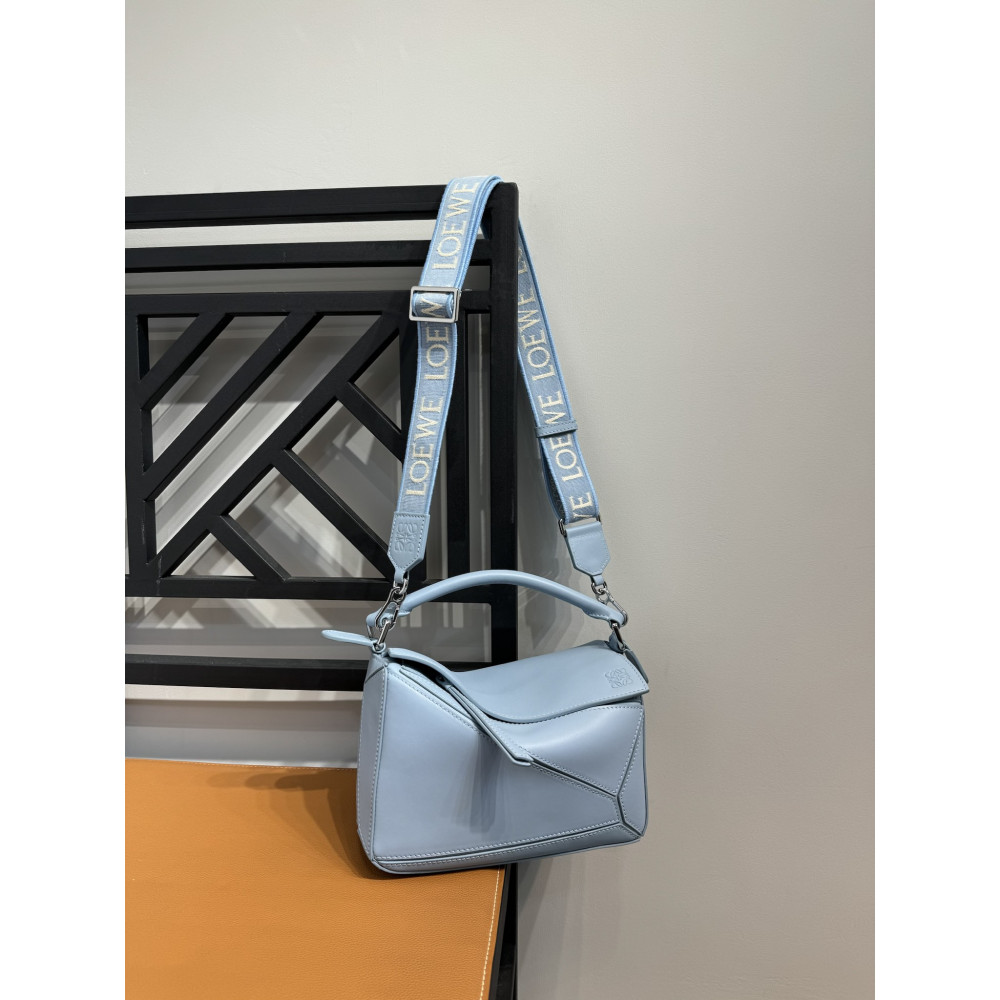 LOEWE Puzzle Bag with Jacquard Letter Strap! 