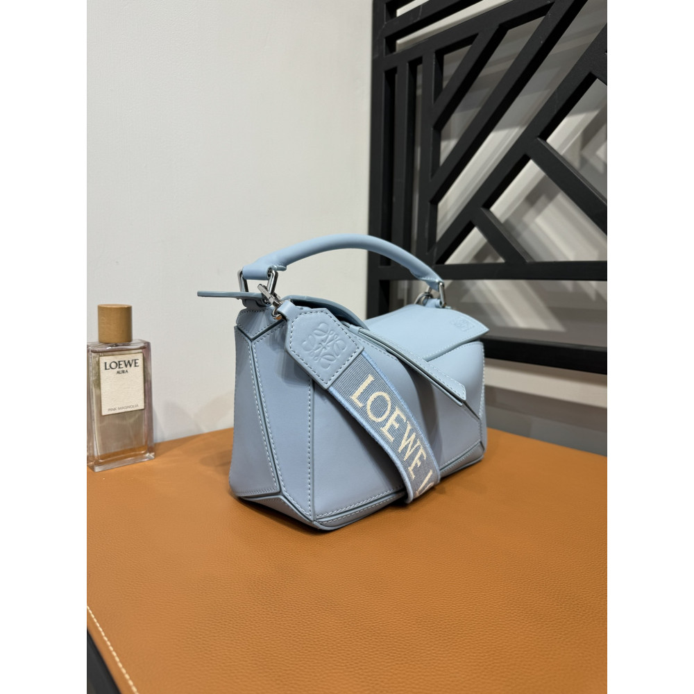 LOEWE Puzzle Bag with Jacquard Letter Strap! 