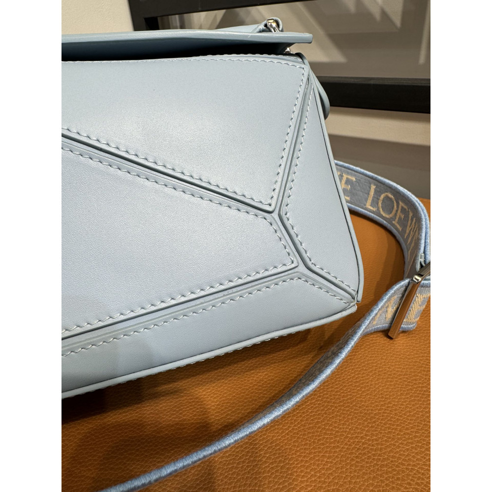 LOEWE Puzzle Bag with Jacquard Letter Strap! 