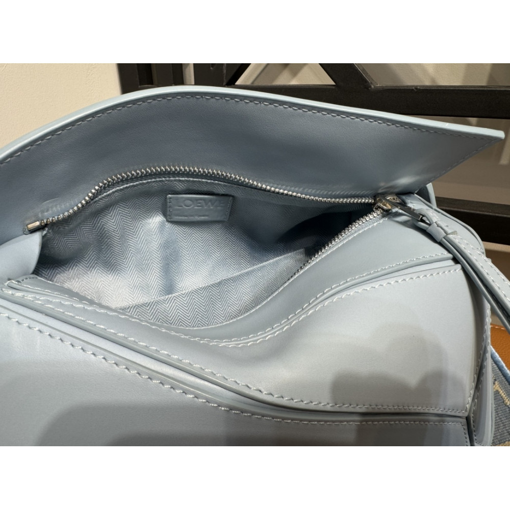 LOEWE Puzzle Bag with Jacquard Letter Strap! 