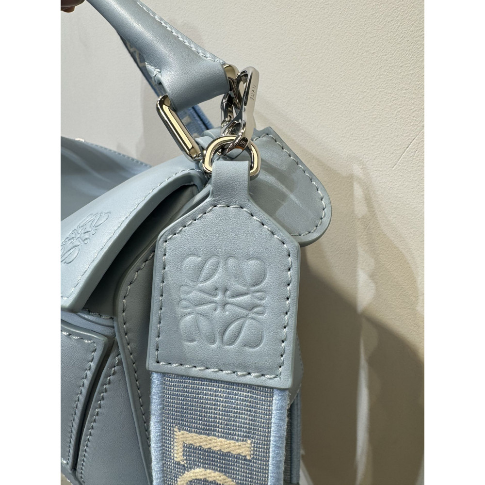 LOEWE Puzzle Bag with Jacquard Letter Strap! 