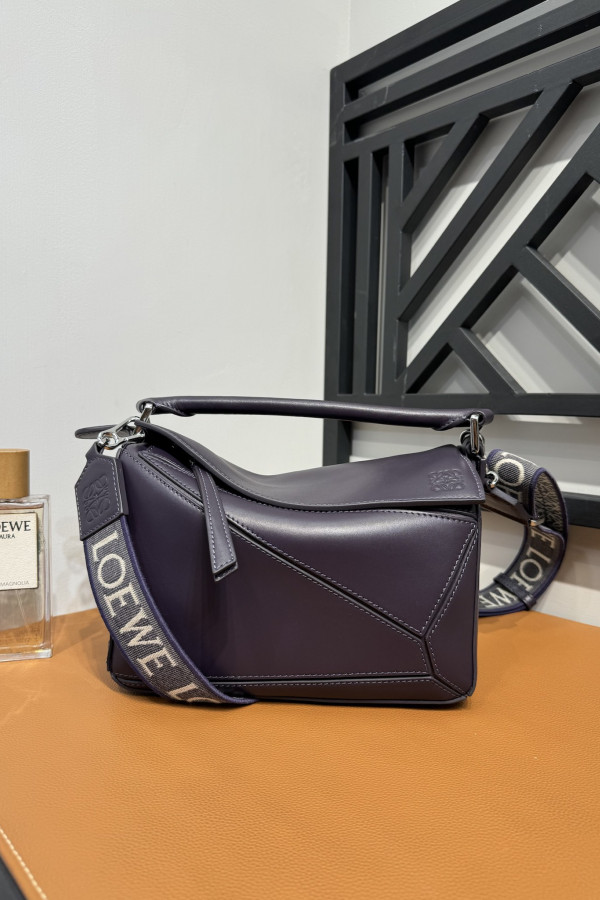 LOEWE Puzzle Bag with Jacquard Letter Strap! 