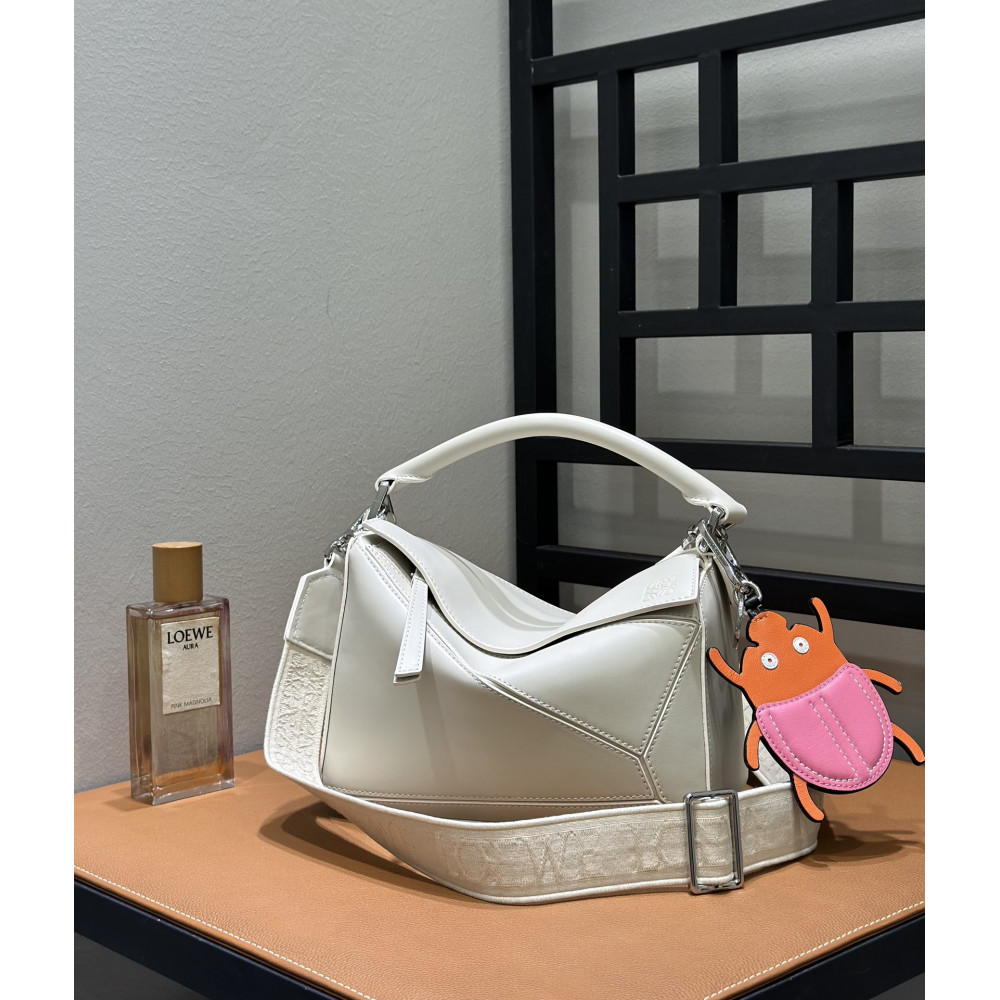 LOEWE Puzzle Bag with Jacquard Letter Strap!