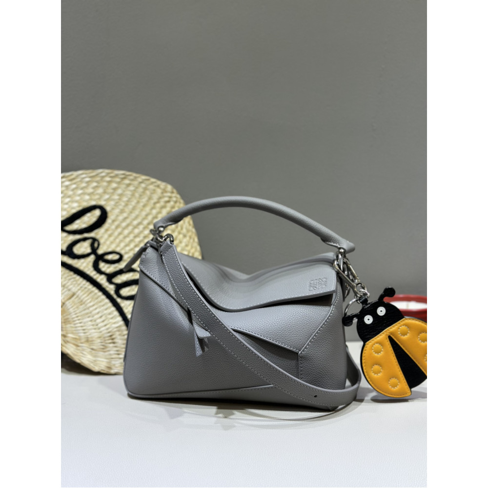 LOEWE New Puzzle Bag – Small Gray