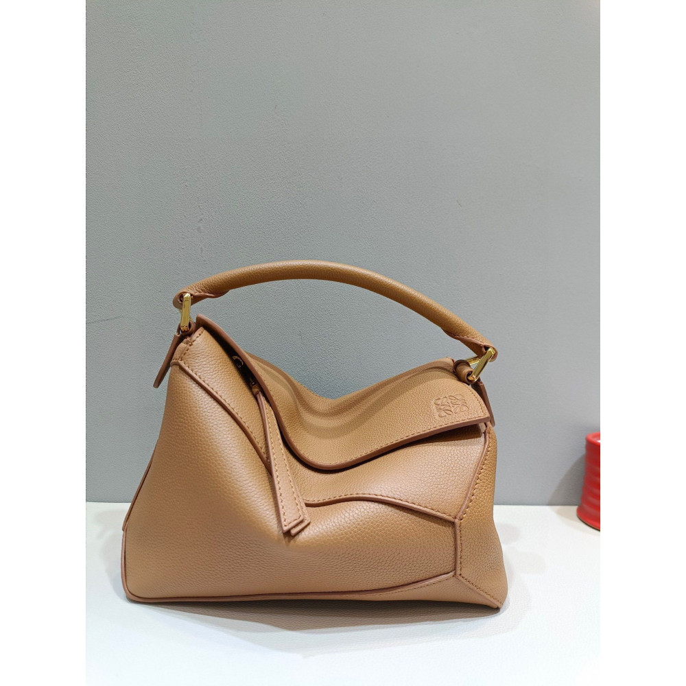 LOEWE New Puzzle Bag – Small Toffee Brown!