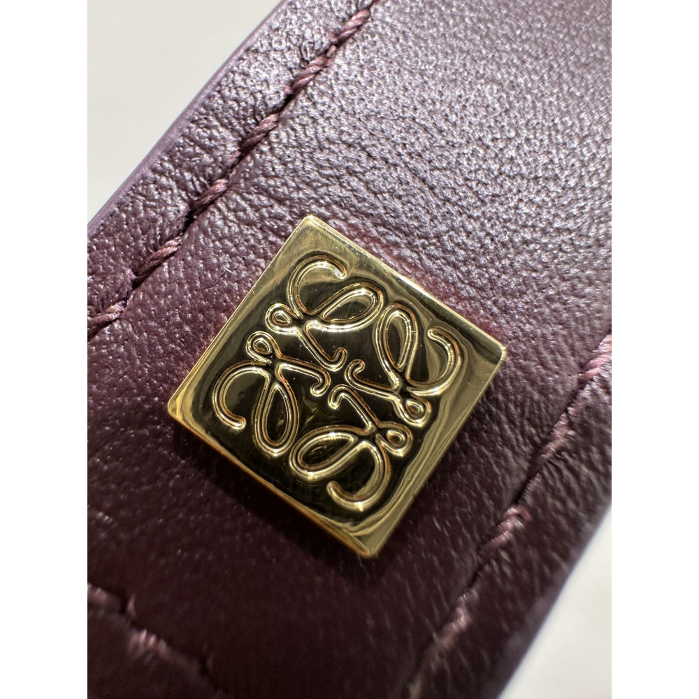 LOEWE New Puzzle Bag – Small Burgundy Red!