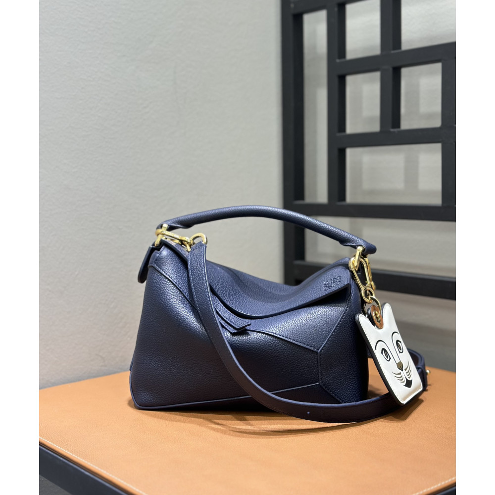 LOEWE New Puzzle Bag – Small Deep Navy Blue!