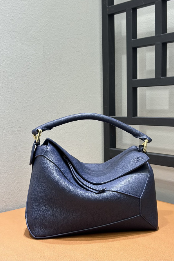 LOEWE New Puzzle Bag – Small Deep Navy Blue!