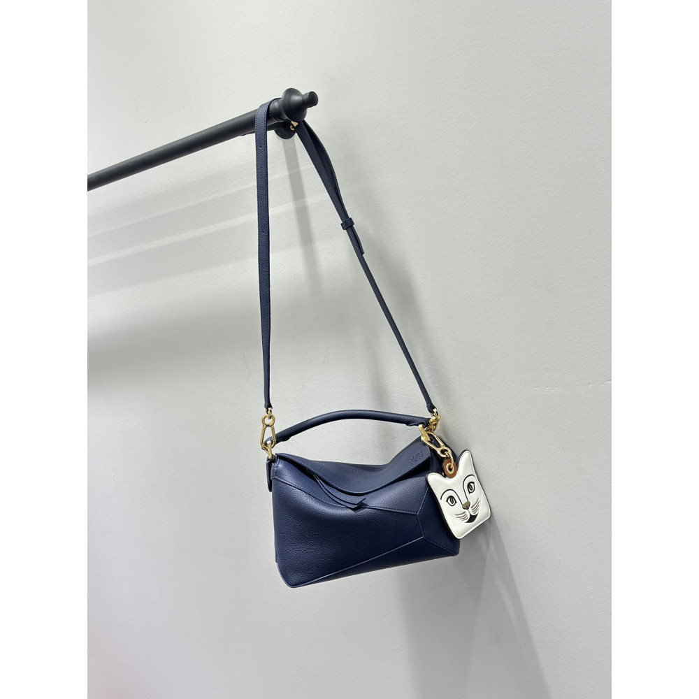 LOEWE New Puzzle Bag – Small Deep Navy Blue!