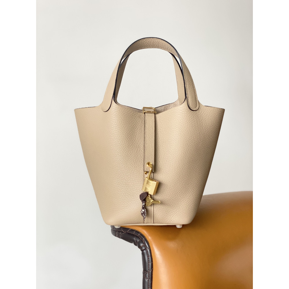 Hermès Picotin Lock Bag 18cm –S2 Trench Gray