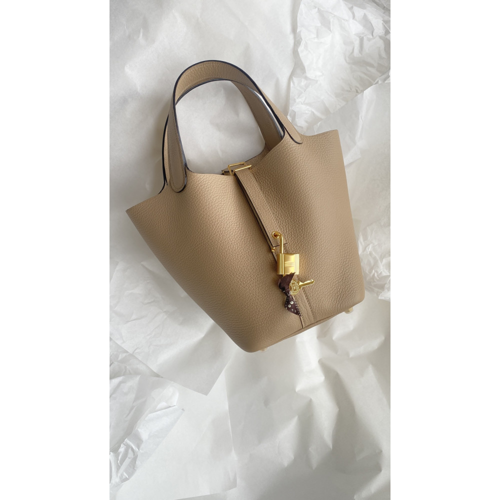 Hermès Picotin Lock Bag 18cm –S2 Trench Gray