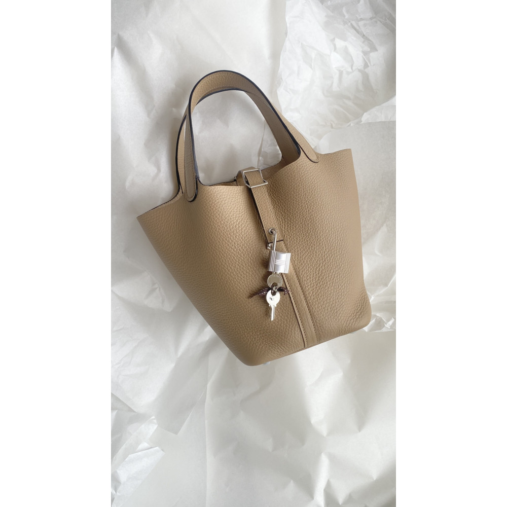 Hermès Picotin Lock Bag 18cm –S2 Trench Gray