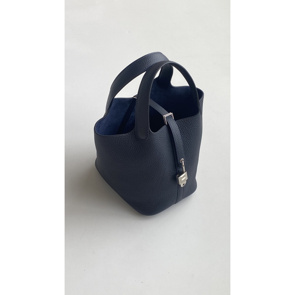 Hermès Picotin Lock Bag 18cm –Midnight Blue