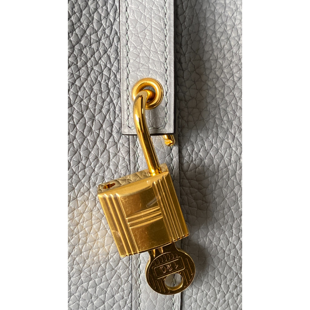 Hermès Picotin Lock Bag 18cm – Linen Blue
