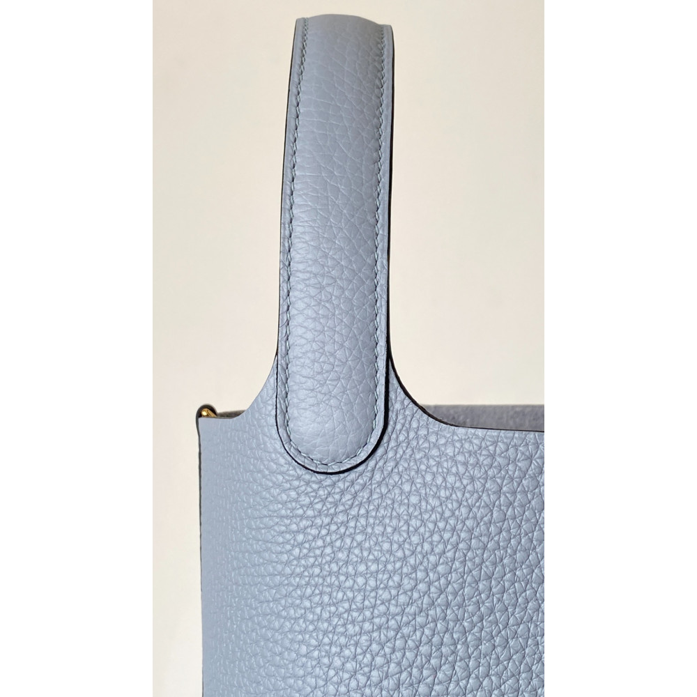 Hermès Picotin Lock Bag 18cm – Linen Blue