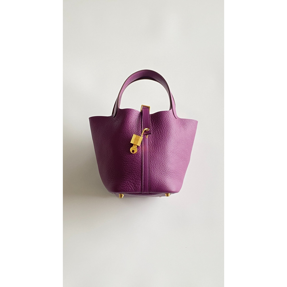 Hermès Picotin Lock Bag 18cm – P9 Sea Anemone Purple
