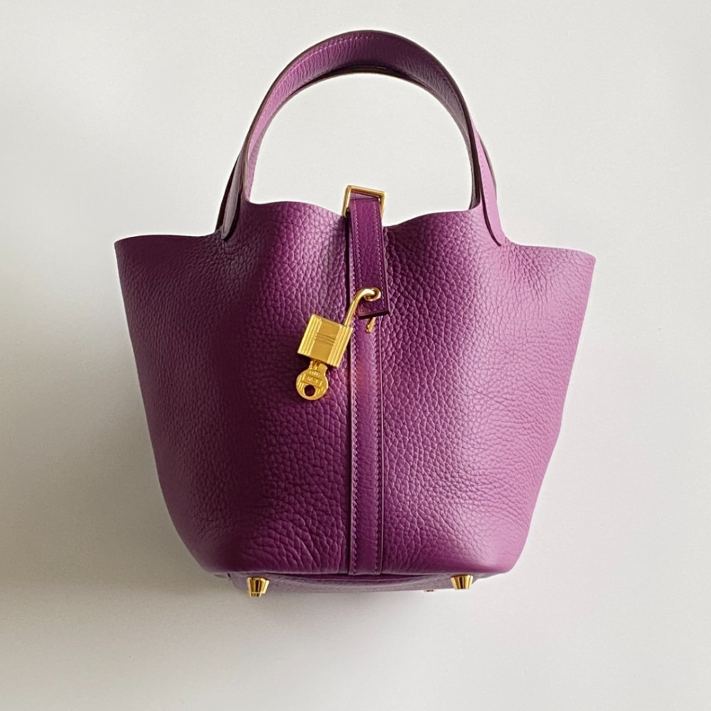 Hermès Picotin Lock Bag 18cm – P9 Sea Anemone Purple
