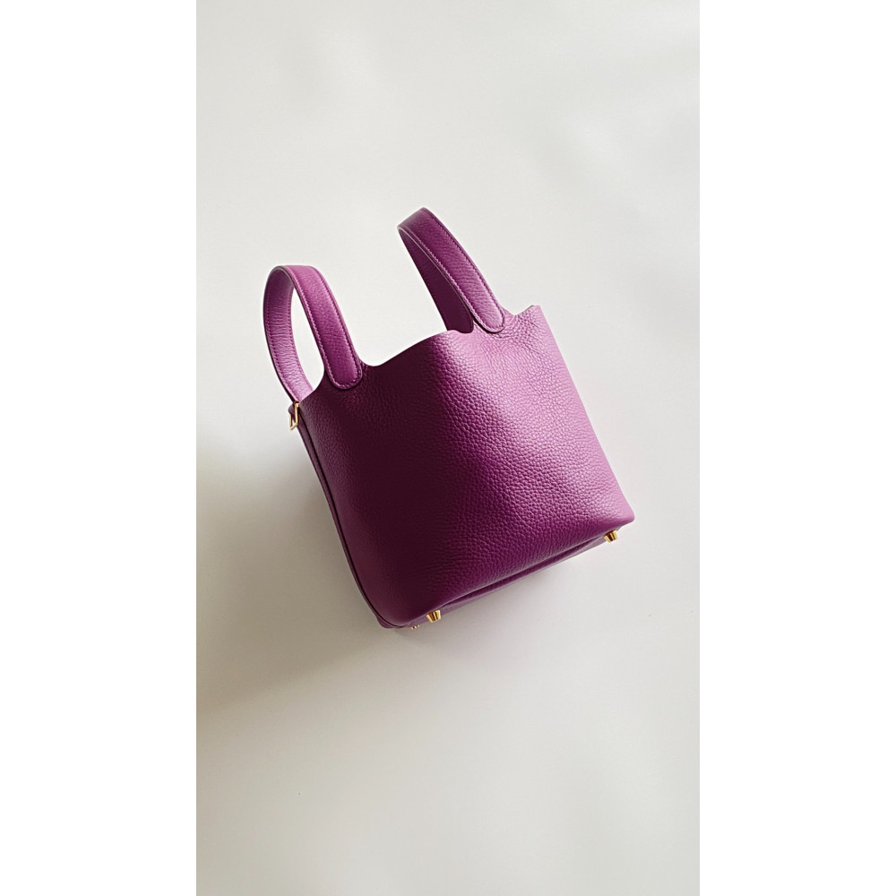 Hermès Picotin Lock Bag 18cm – P9 Sea Anemone Purple