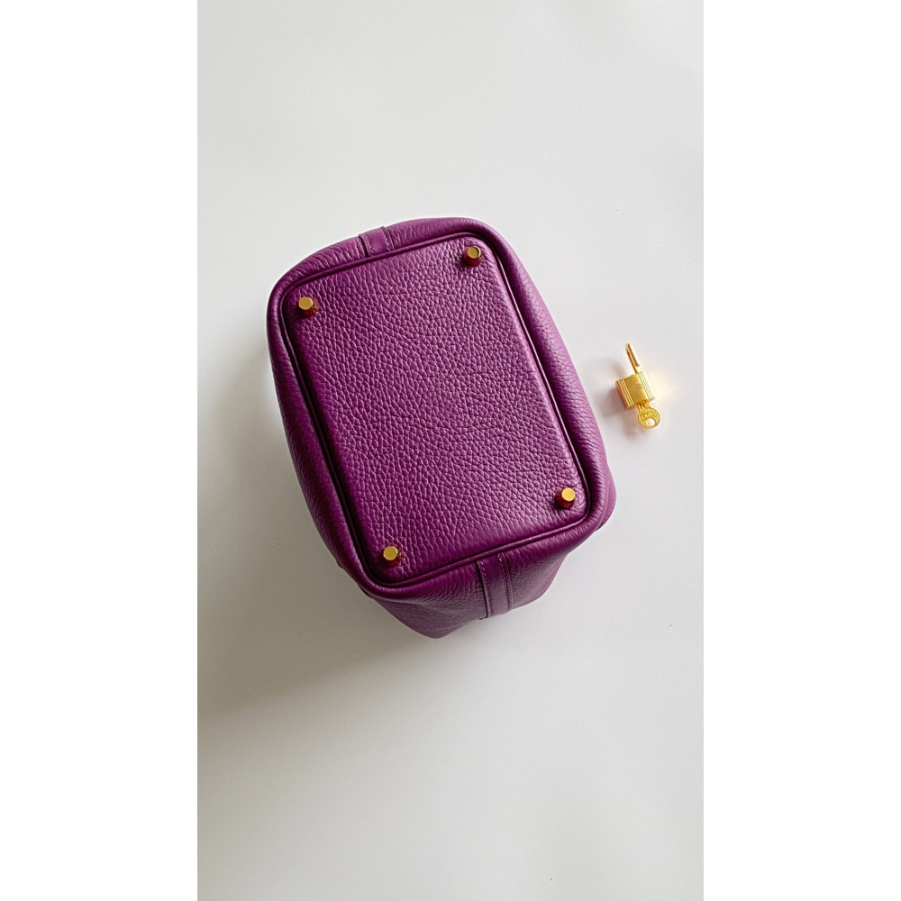 Hermès Picotin Lock Bag 18cm – P9 Sea Anemone Purple