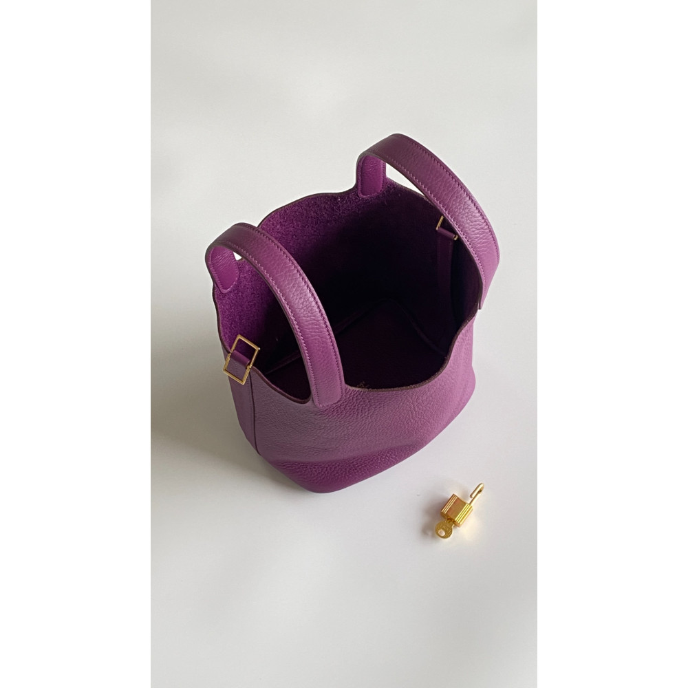 Hermès Picotin Lock Bag 18cm – P9 Sea Anemone Purple
