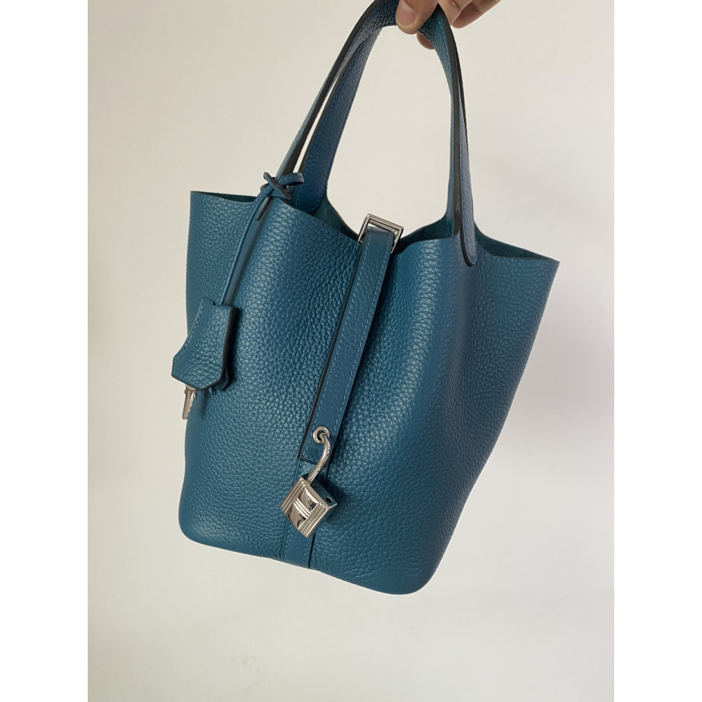 Hermès Picotin Lock Bag 18cm –  Bosporus Green