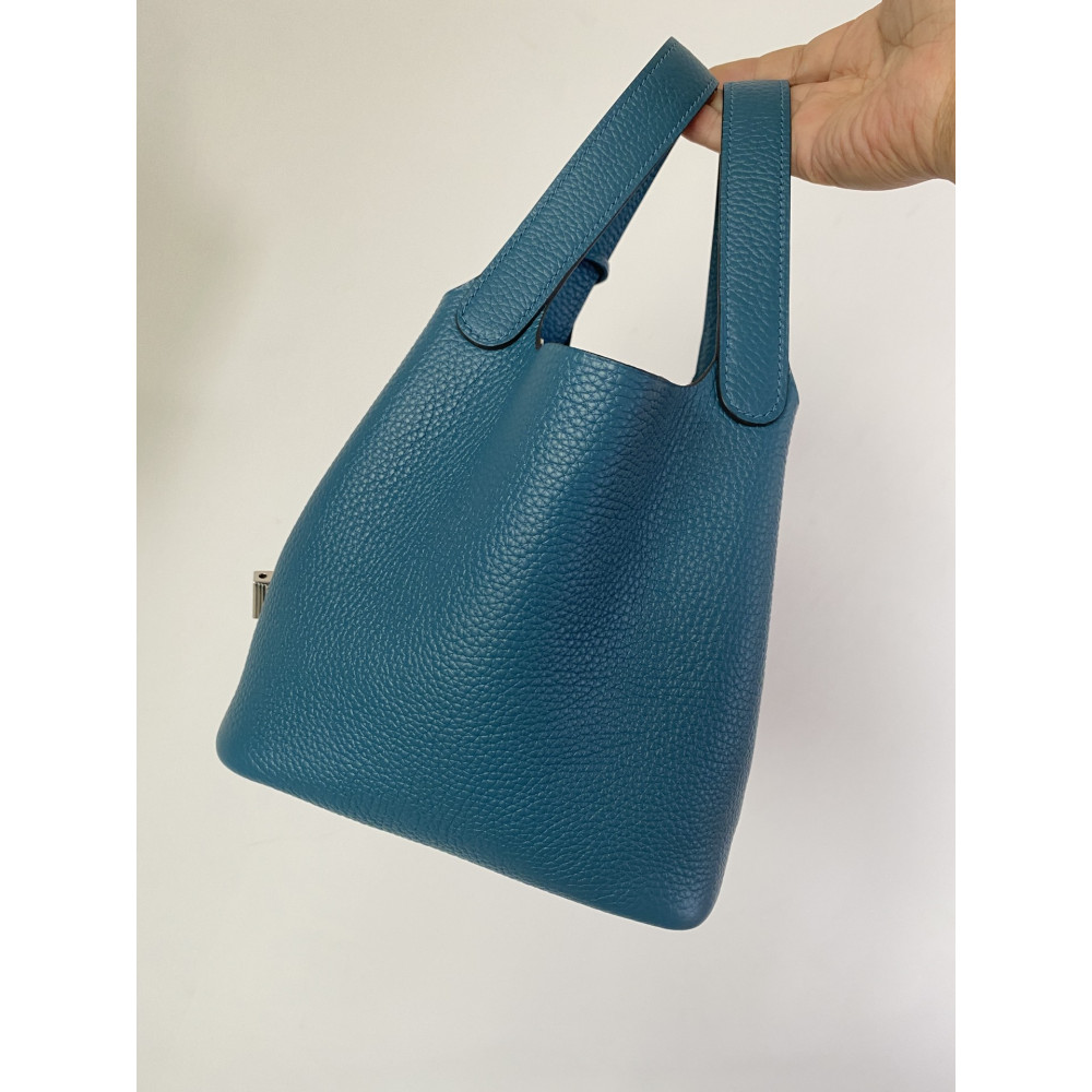 Hermès Picotin Lock Bag 18cm –  Bosporus Green