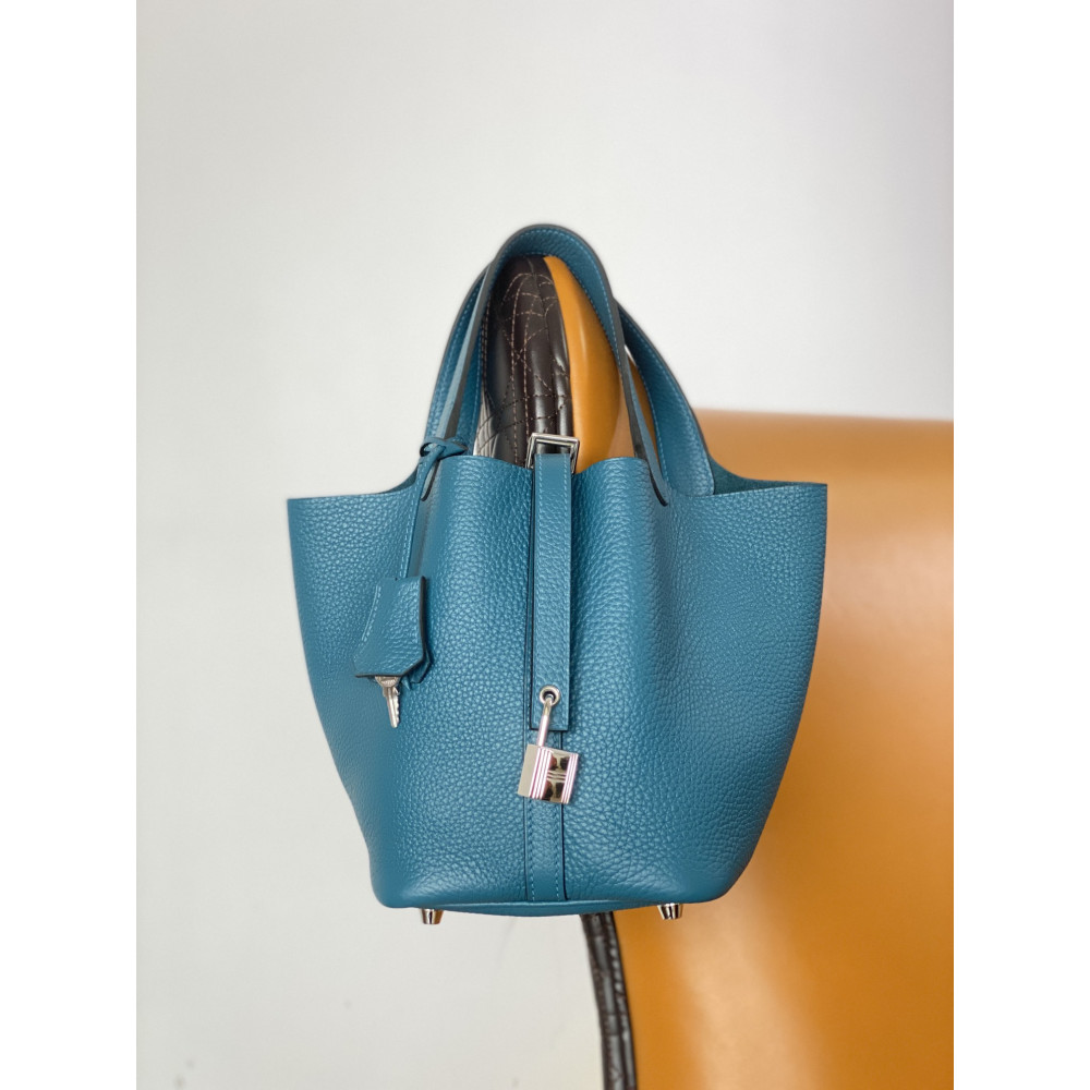 Hermès Picotin Lock Bag 18cm –  Bosporus Green