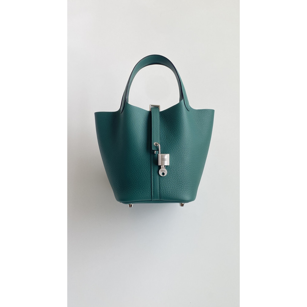 Hermès Picotin Lock Bag 18cm – Z6 Peacock Green