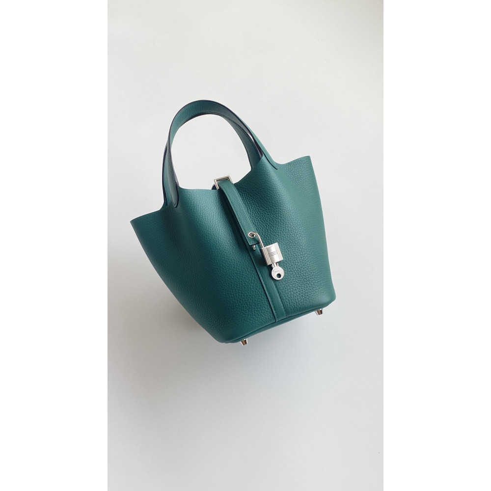 Hermès Picotin Lock Bag 18cm – Z6 Peacock Green