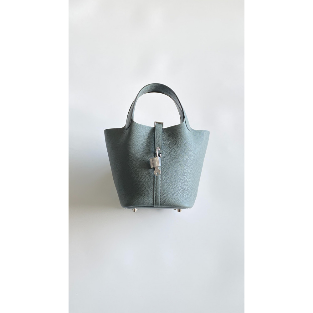 Hermès Picotin Lock Bag 18cm – Almond Green