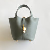 Hermès Picotin Lock Bag 18cm – Almond Green