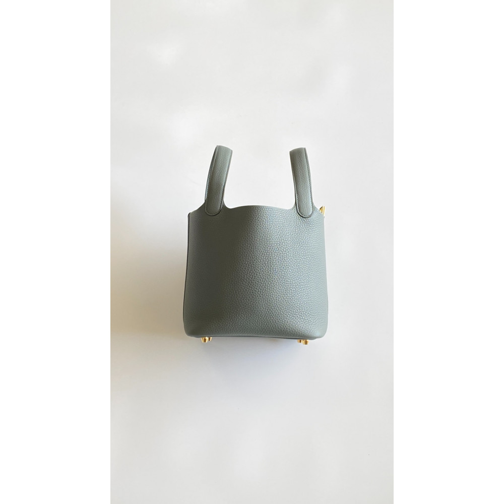 Hermès Picotin Lock Bag 18cm – Almond Green