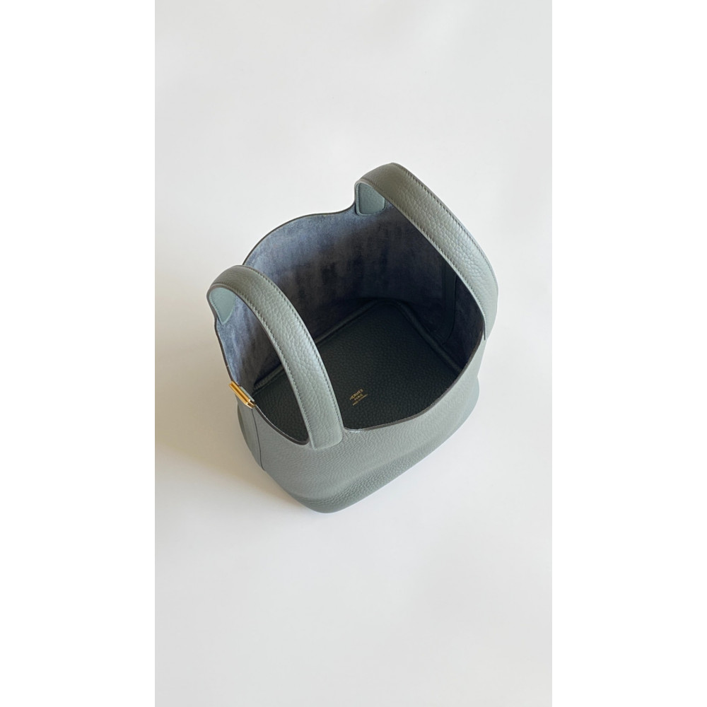 Hermès Picotin Lock Bag 18cm – Almond Green