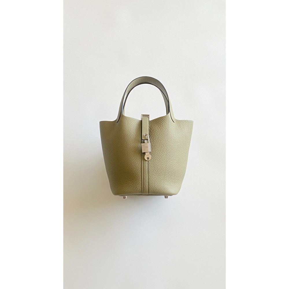 Hermès Picotin Lock Bag 18cm – Q1 Sage Green