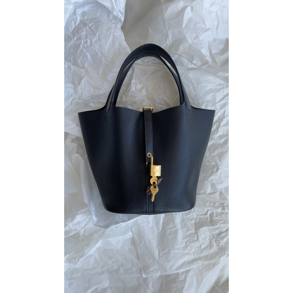 Hermès Picotin Lock Bag 18cm – black