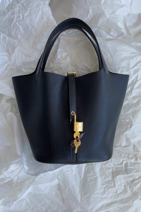 Hermès Picotin Lock Bag 18cm – black