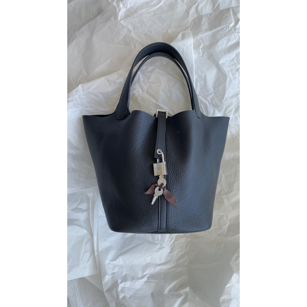 Hermès Picotin Lock Bag 18cm – black