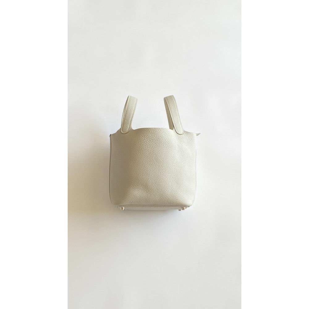 Hermès Picotin Lock Bag 18cm –8O Pearl Gray