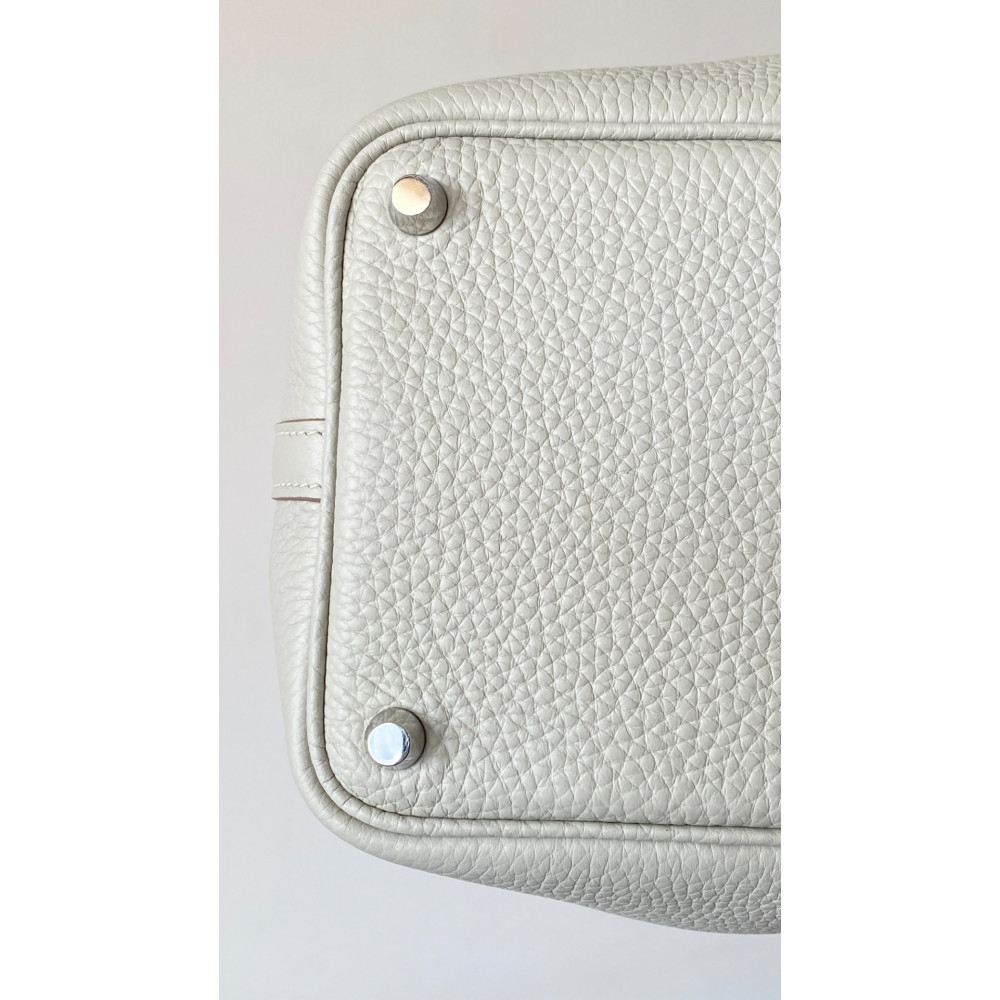 Hermès Picotin Lock Bag 18cm –8O Pearl Gray