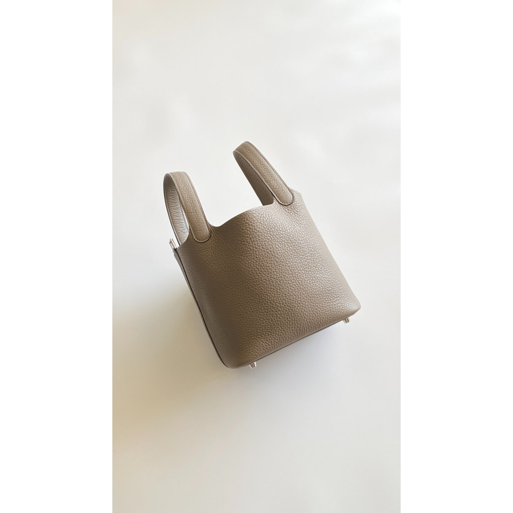 Hermès Picotin Lock Bag 18cm –M8 Asphalt Gray