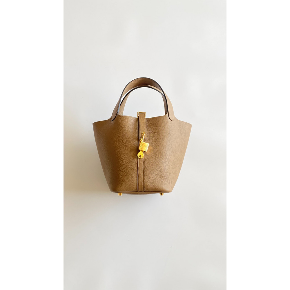 Hermès Picotin Lock Bag 18cm –D0 Weimaraner Beige