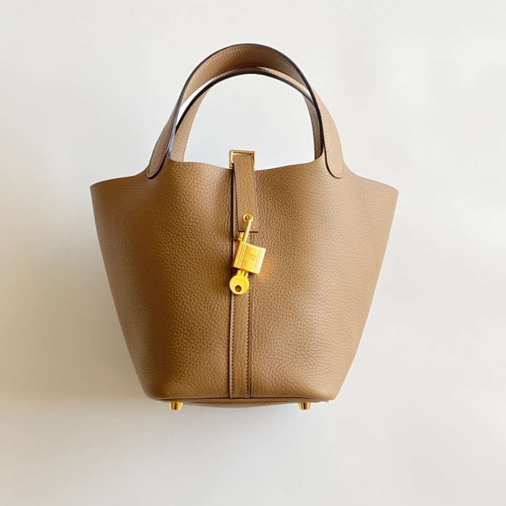 Hermès Picotin Lock Bag 18cm –D0 Weimaraner Beige