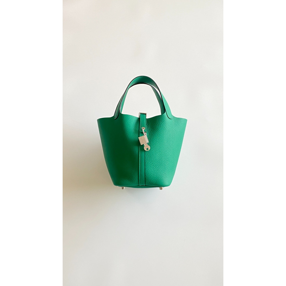 Hermès Picotin Lock Bag 18cm – U4 Velvet Green