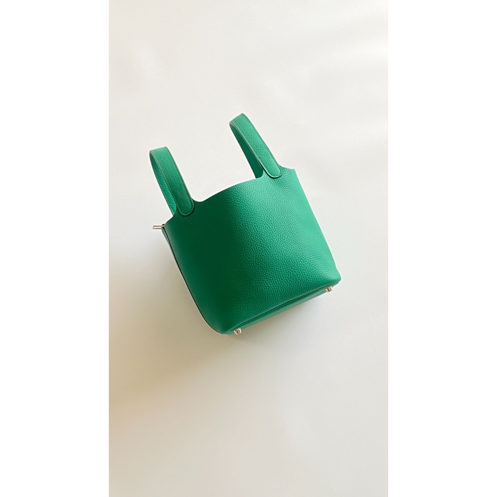 Hermès Picotin Lock Bag 18cm – U4 Velvet Green