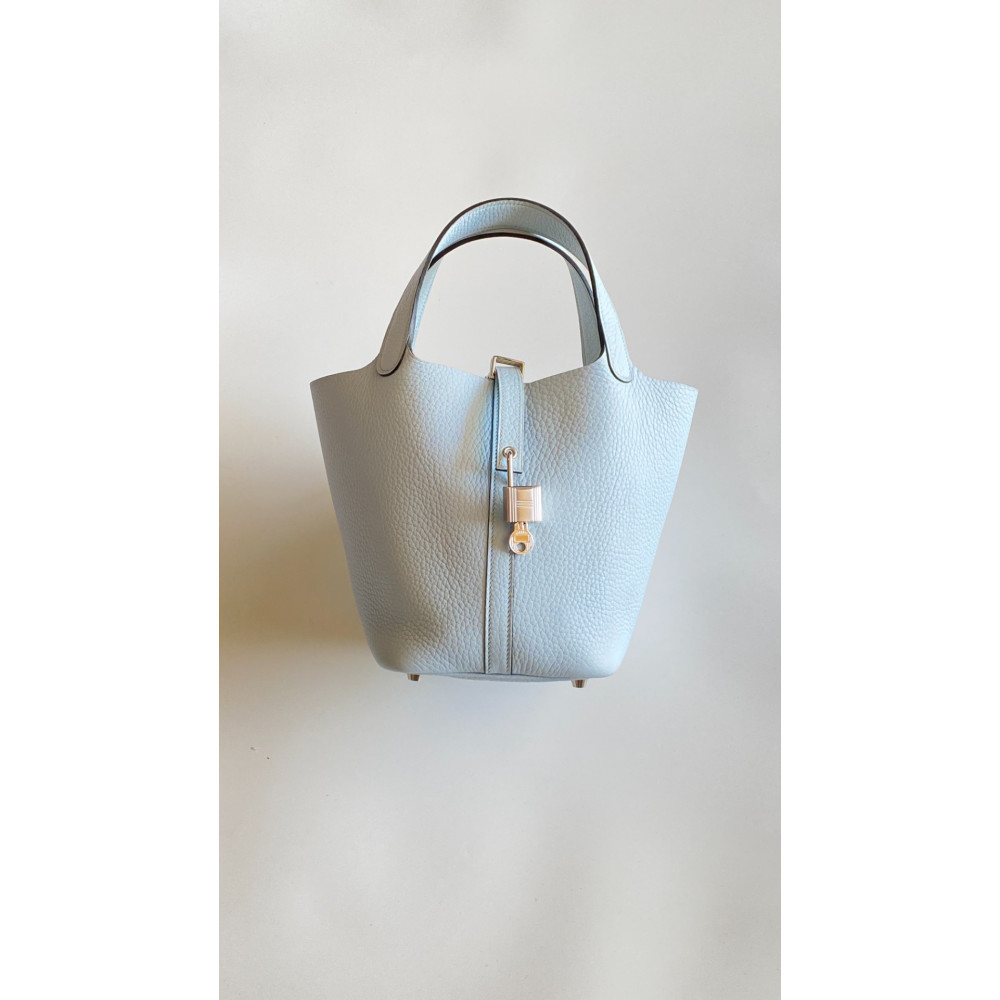 Hermès Picotin Lock Bag 18cm –Holy Grail Blue