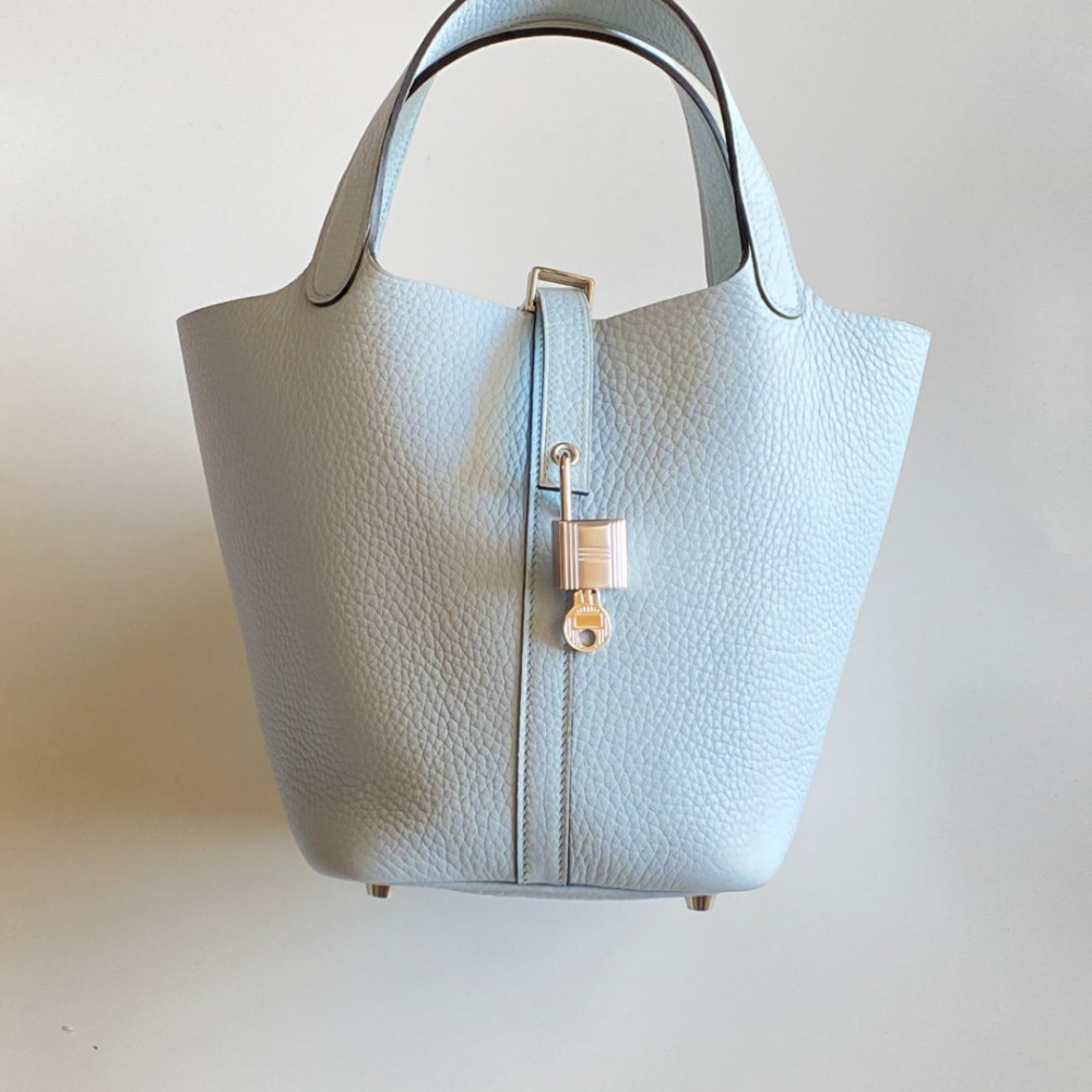 Hermès Picotin Lock Bag 18cm –Holy Grail Blue